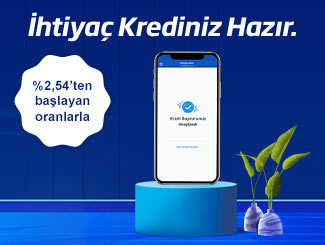 Size özel %2,54'den başlayan krediniz İş Bankası’nda!