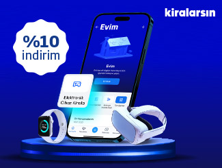 İşCep Hayatımda Evim Menüsüne Özel Kiralarsın ile Elektronik Cihaz Kiralamada %10 İndirim!